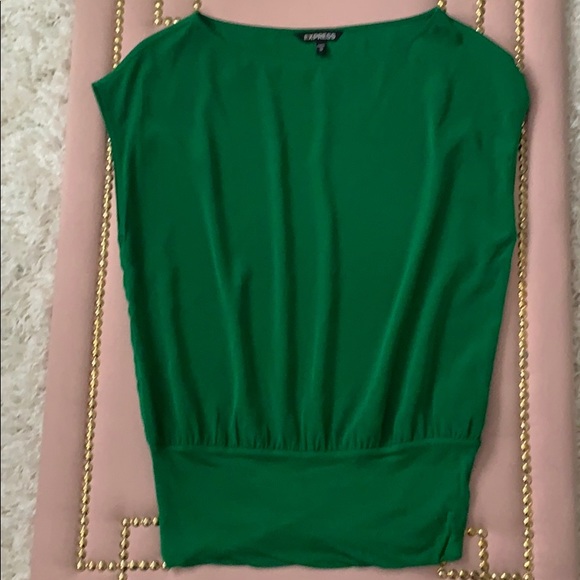 Express Tops - Express Banded Bottom Top Express Tops - Express Banded Bottom Top
